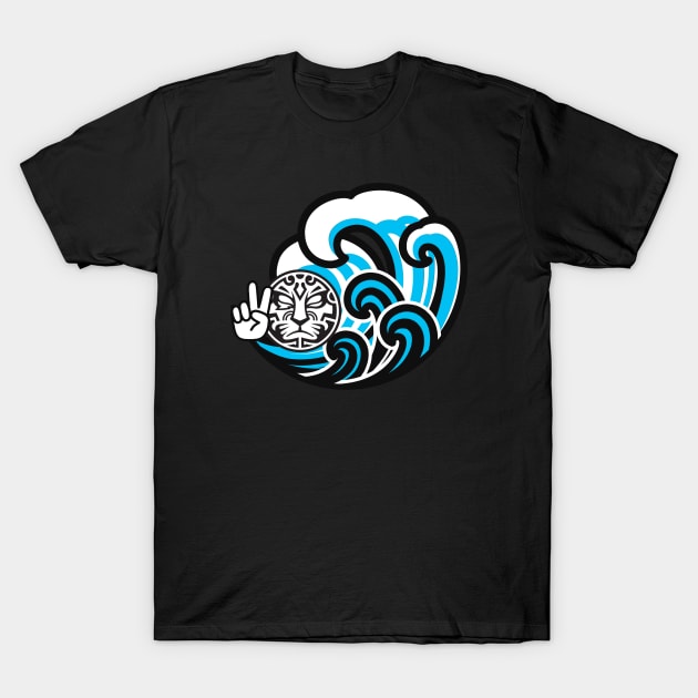 Jinrai: Peace Wave T-Shirt by Mister Jinrai